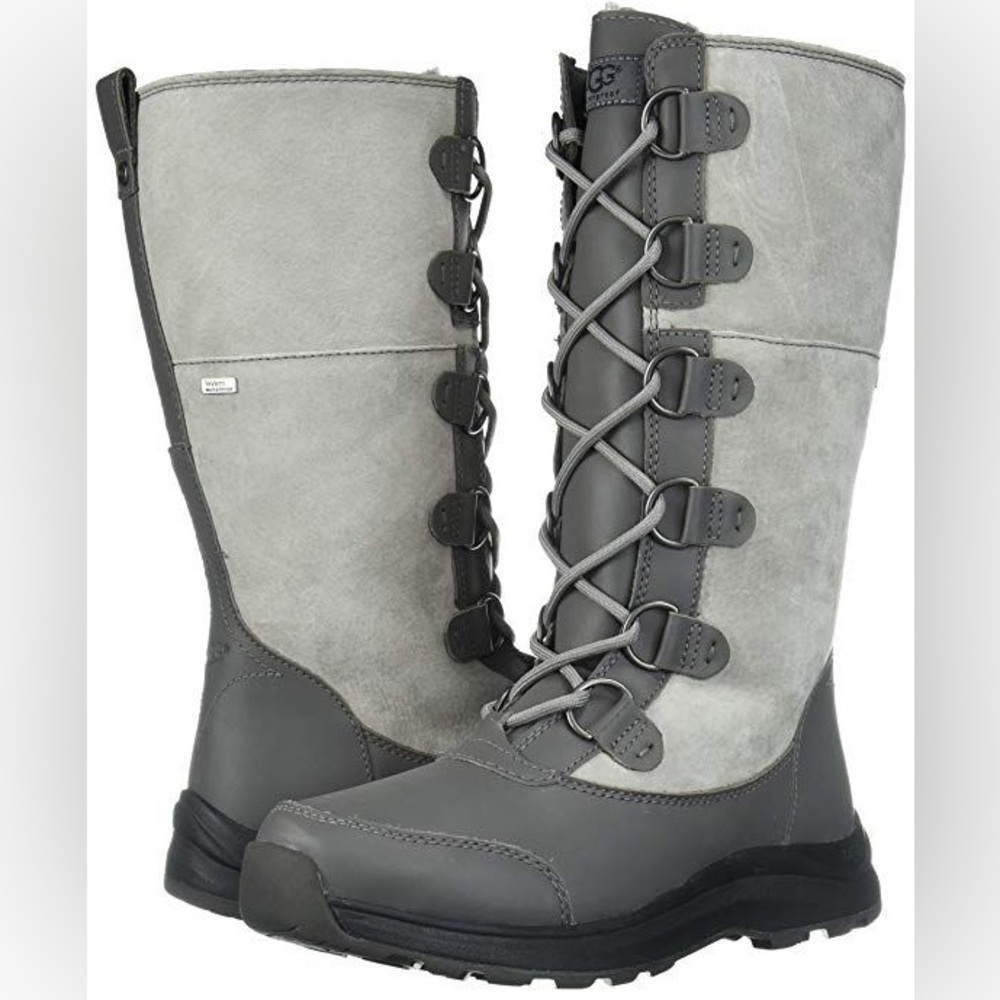 UGG gray Atlason snow boots new never worn size 7.5